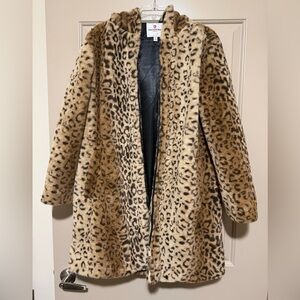 Urban Republic Leopard Teddy Jacket